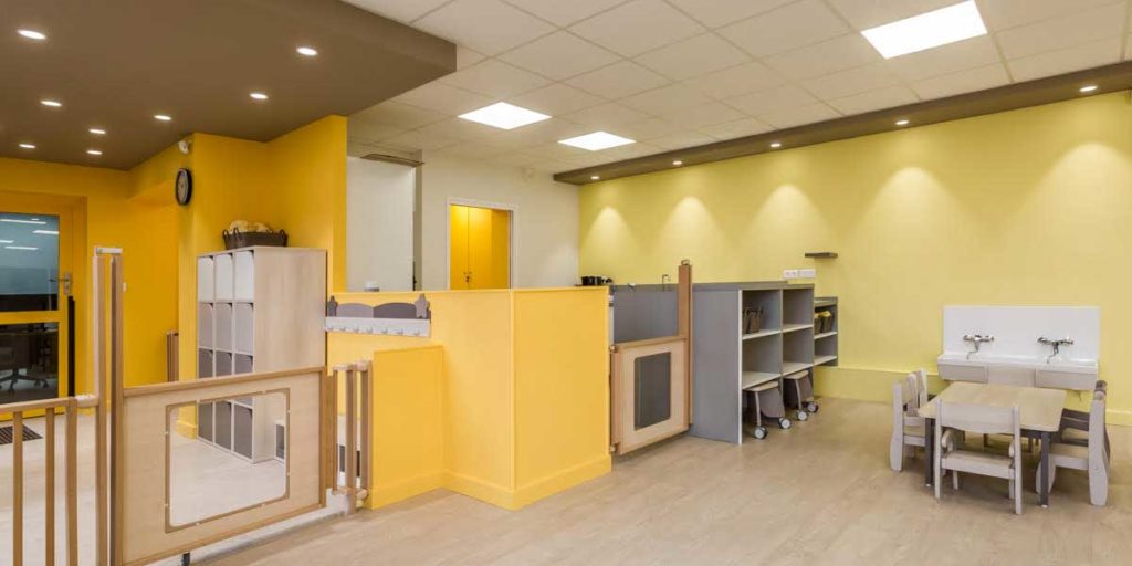 Crèche Tressin - création d'un univers puériculture