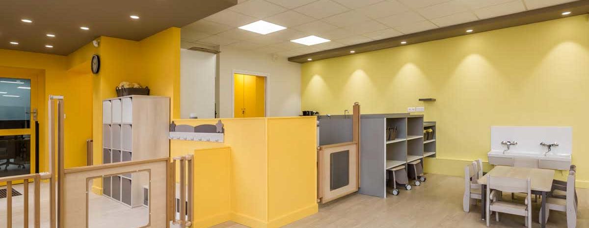 Crèche Tressin - création d'un univers puériculture